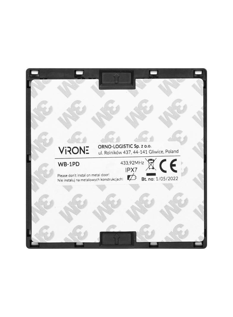 Bezprzewodowy bezbateryjny włącznik z odbiornikiem WB-1 ORNO