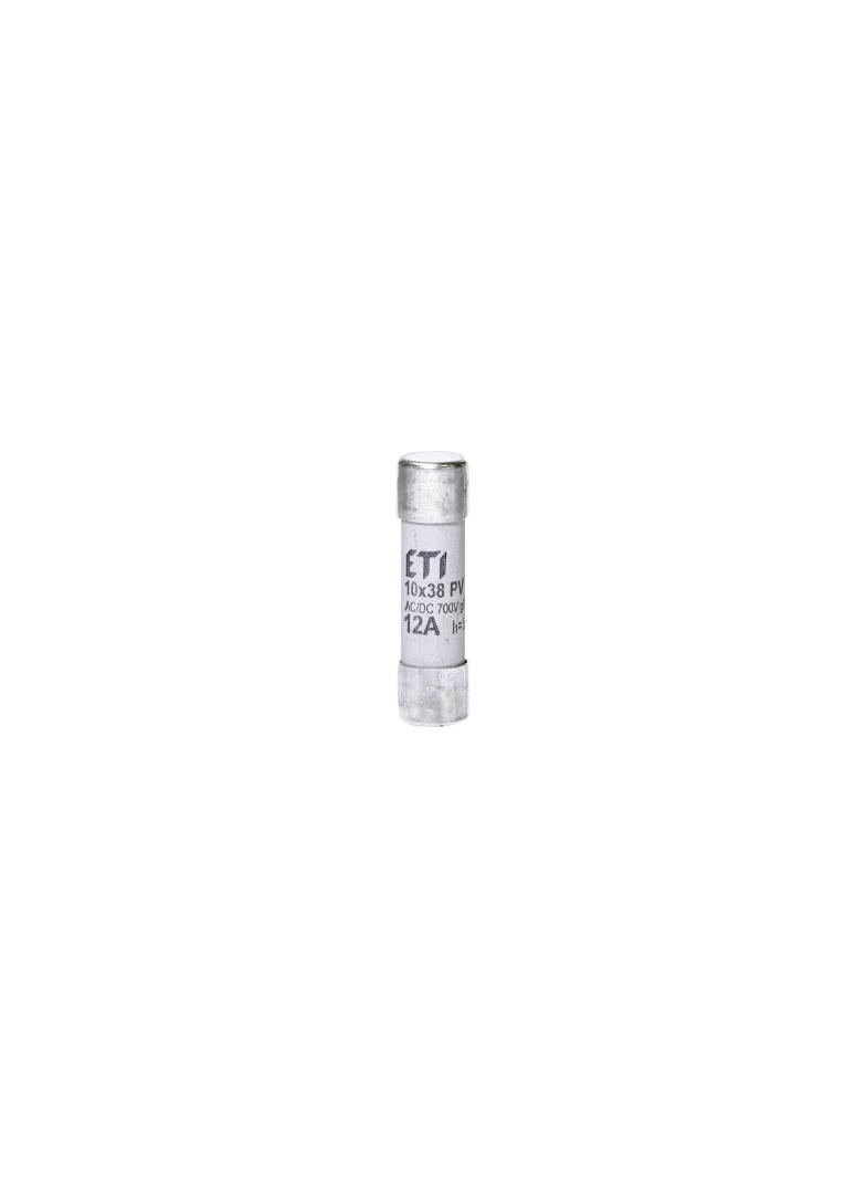 Wkładka topikowa cylindryczna PV gR 700V CH10x38 gR 12A 700V AC DC 002625022 ETI