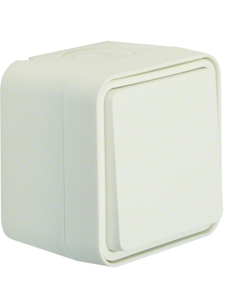 BERKER W.1 Łącznik krzyżowy kompletny IP55 biały 30773502 HAGER