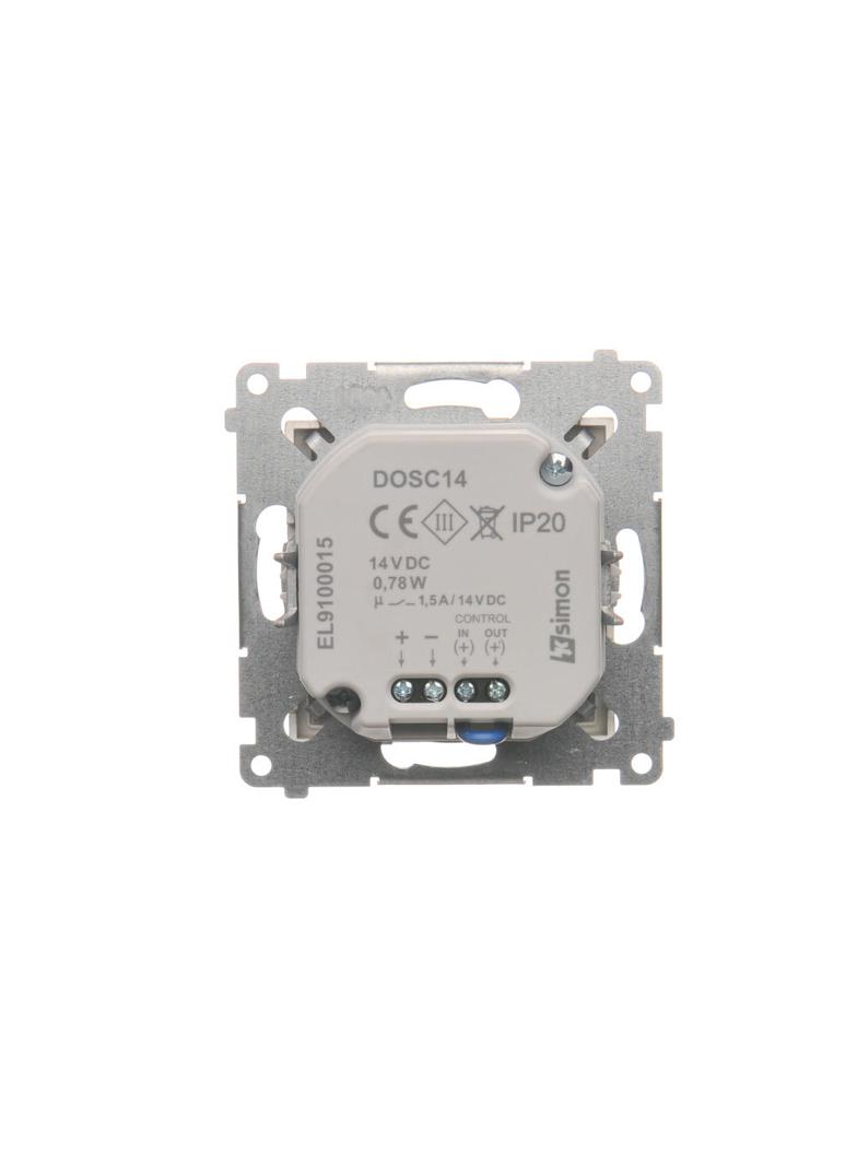 Simon 54 Oprawa oświetleniowa LED z czujnikiem ruchu 14V DC 0.78 W białe ciepłe 3100 K złoty mat