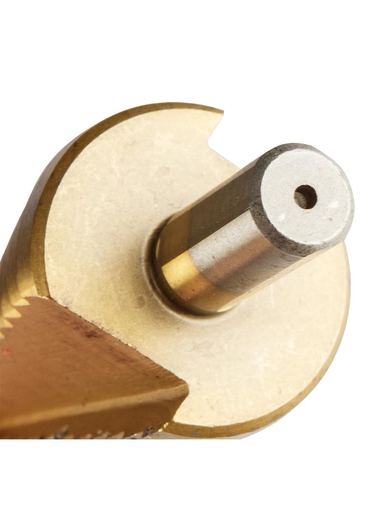 Wiertła stopniowe: 4-12, 4-20, 4-32 mm, TiN, zestaw 3 szt.