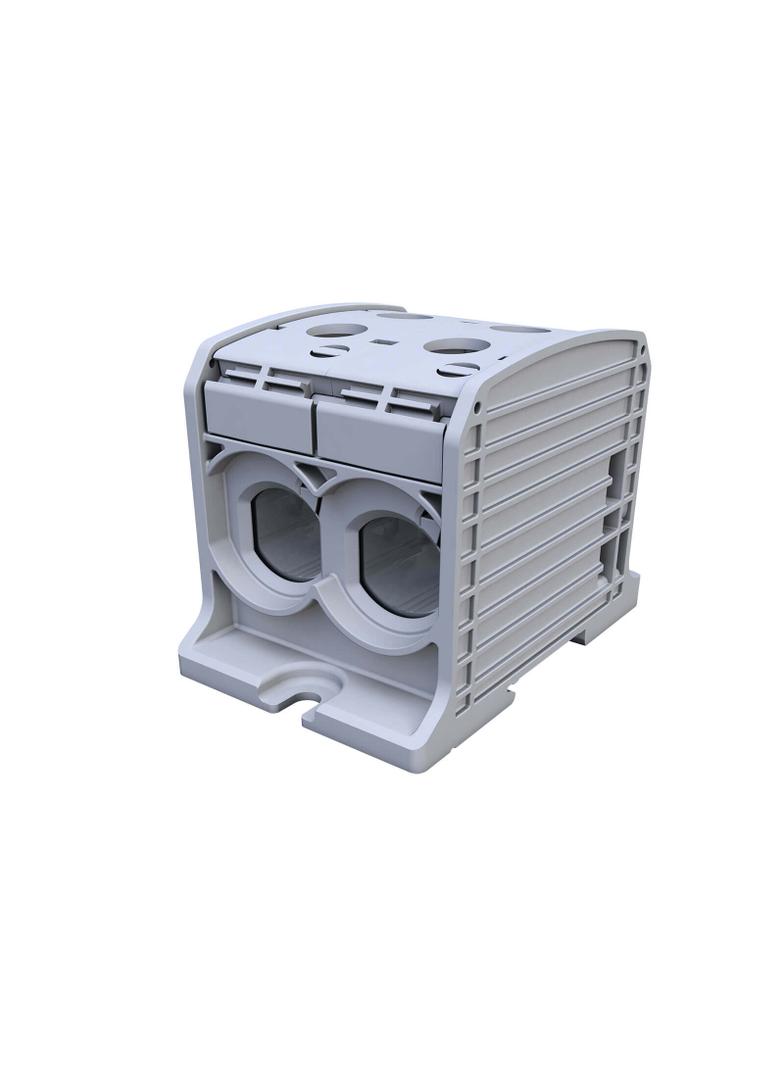 STB 185-2 Złączka szynowa gwintowa Al/Cu 87820 SIMBLOCK szary