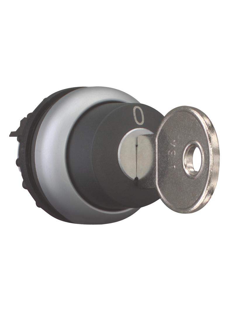 M22-WRS-A1 Przełącznik 2 położeniowy z kluczem z opisem 0-I bez samopowrotu 229092 EATON