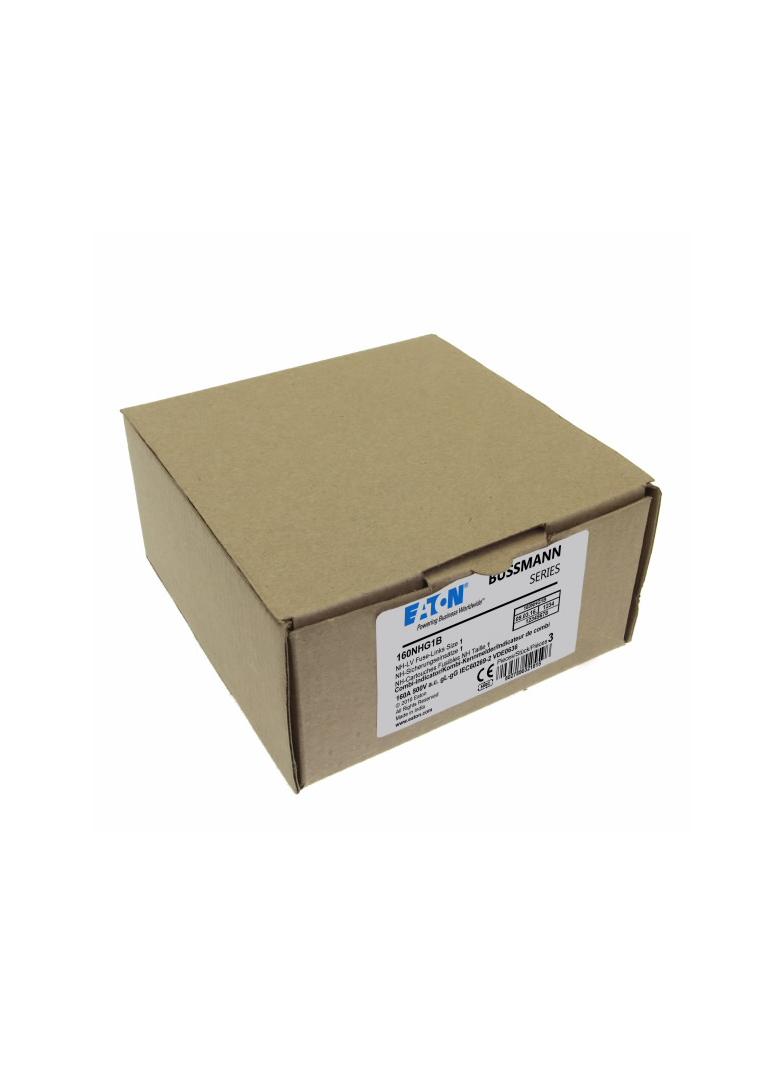 NH FUSE 160AMP 500V gG SIZE 1 DUAL IND Wkładka NH1 160A 500V GL/GG podwójny wskaźnik 160NHG1B EATON