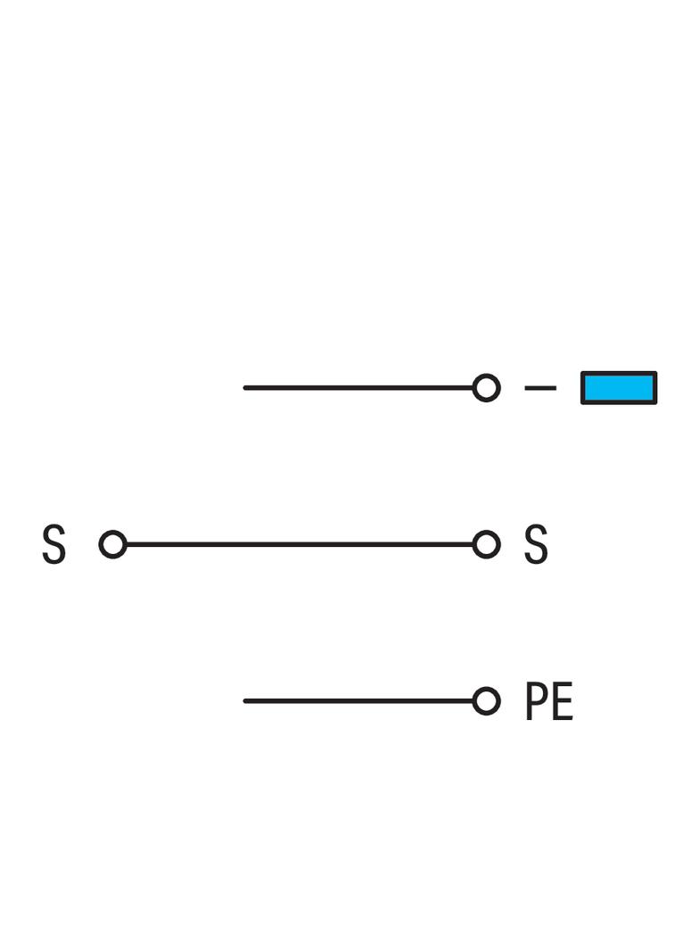 złączka do elementów wykonawczych z PE 2,5 mm2
