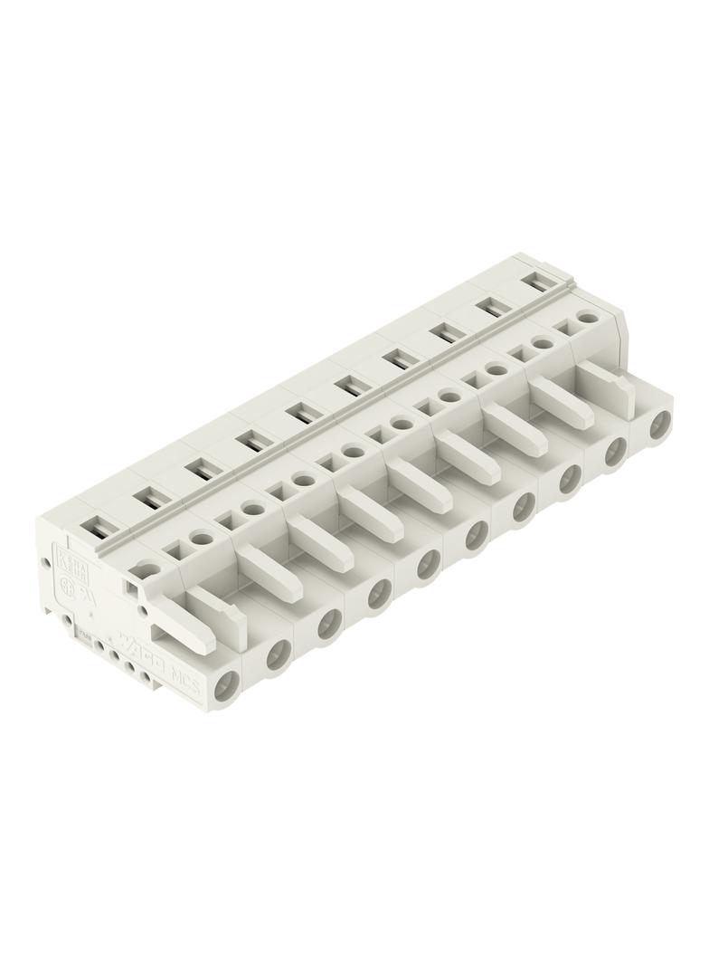 Gniazdo MCS‑MIDI Classic 10‑biegunowe jasnoszare raster 7,5mm 721‑210/026‑000 /25szt./ WAGO