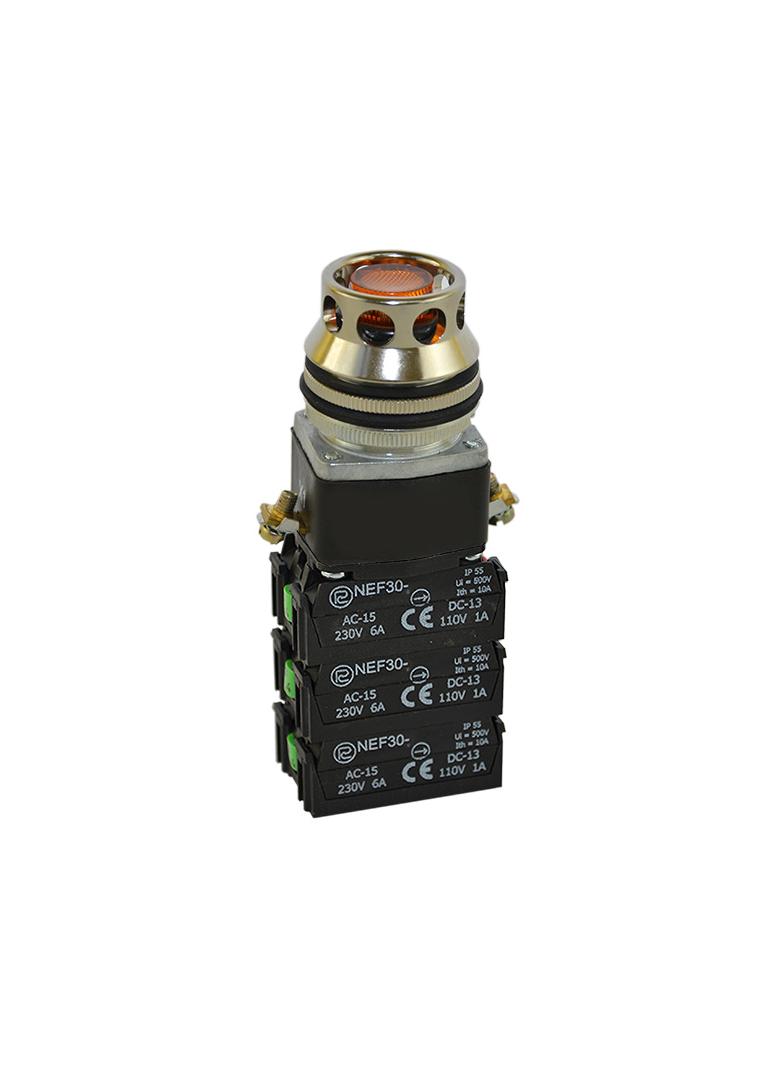 Przycisk NEF30-UKL2X4Y/24V żółty W0-NEF30-UKL 2X4Y G PROMET