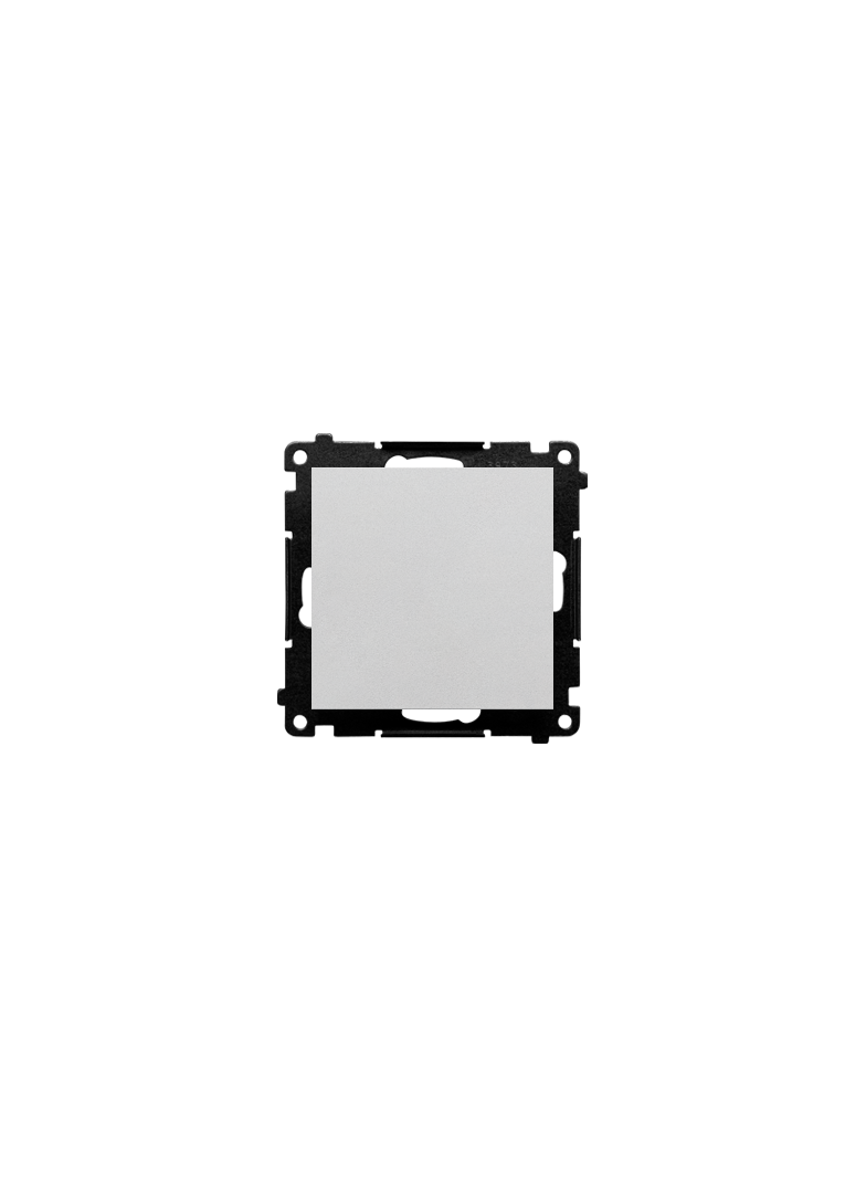 Simon 55 Łącznik pojedynczy jednobiegunowy szybkozłączka Aluminium mat TW1.01/143 KONTAKT