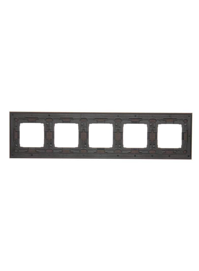 Simon 54 Nature Ramka 5-krotna Nature-Drewno SREBRNE WENGE IP20/IP44* (*IP44-należy zastosować zestaw uszczelek DUN5) DRN5/84 KONTAKT