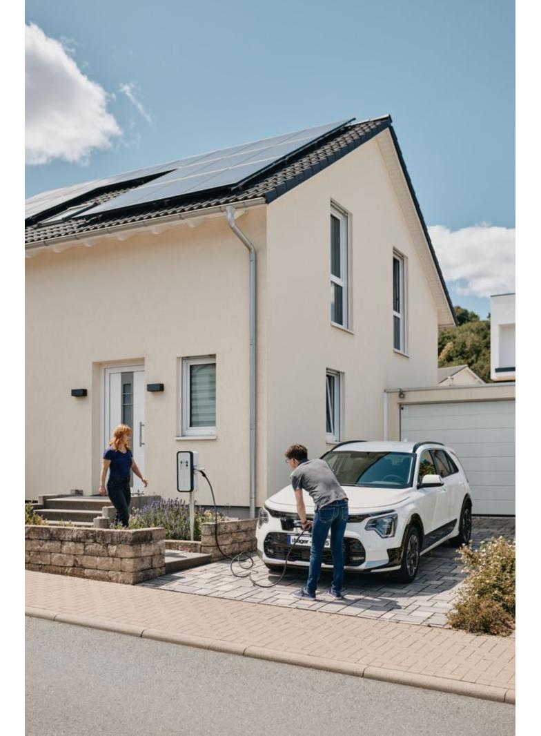 EVCS Stacja ładowania EV witty solar 1x22kW 3P T2 + RFID XEV1K22T2S HAGER