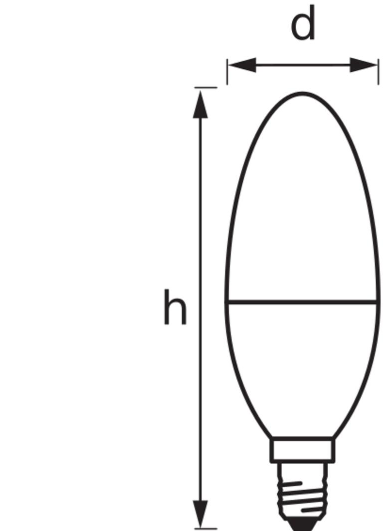 Lampa LED SMART+ WiFi Classic B40 DIM 2700K E14 FR 3pack
