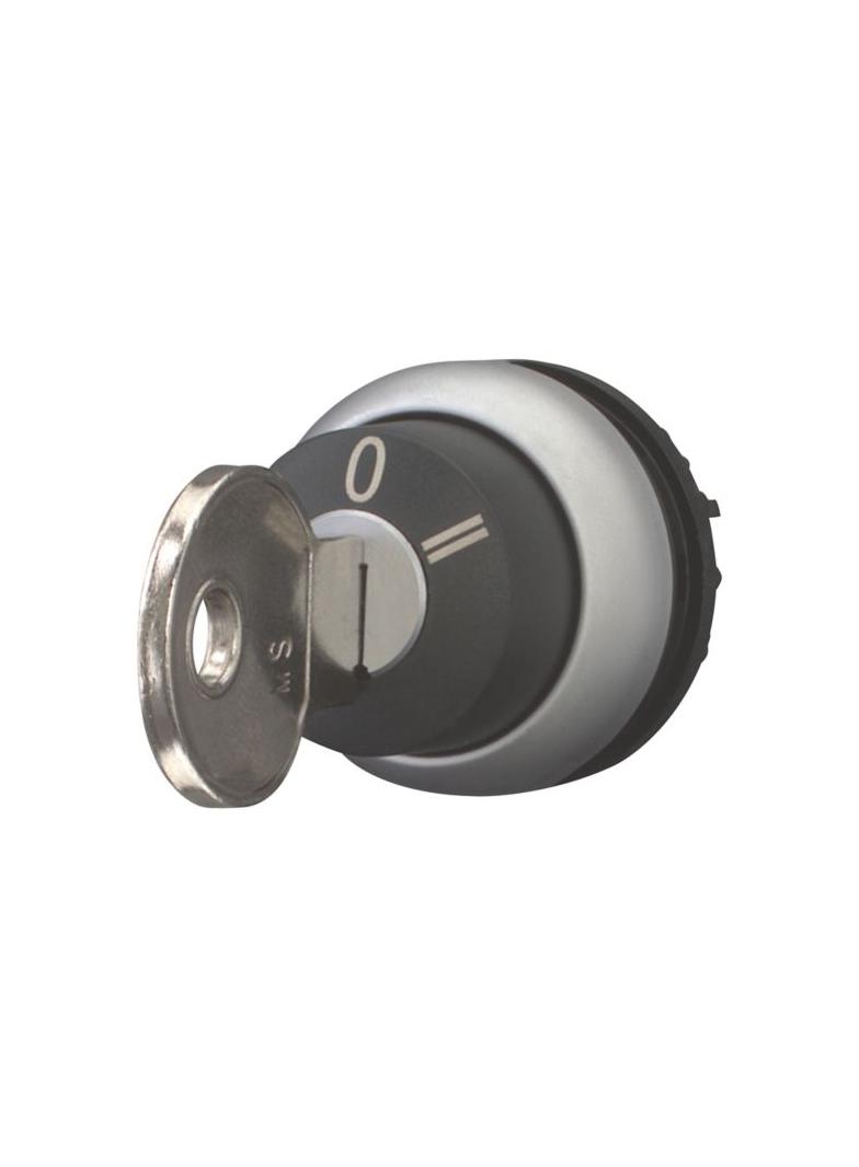 M22-WRS3-A* Przełącznik 3 położeniowy z kluczem z opisem I-0-II bez samopowrotu 229094 EATON