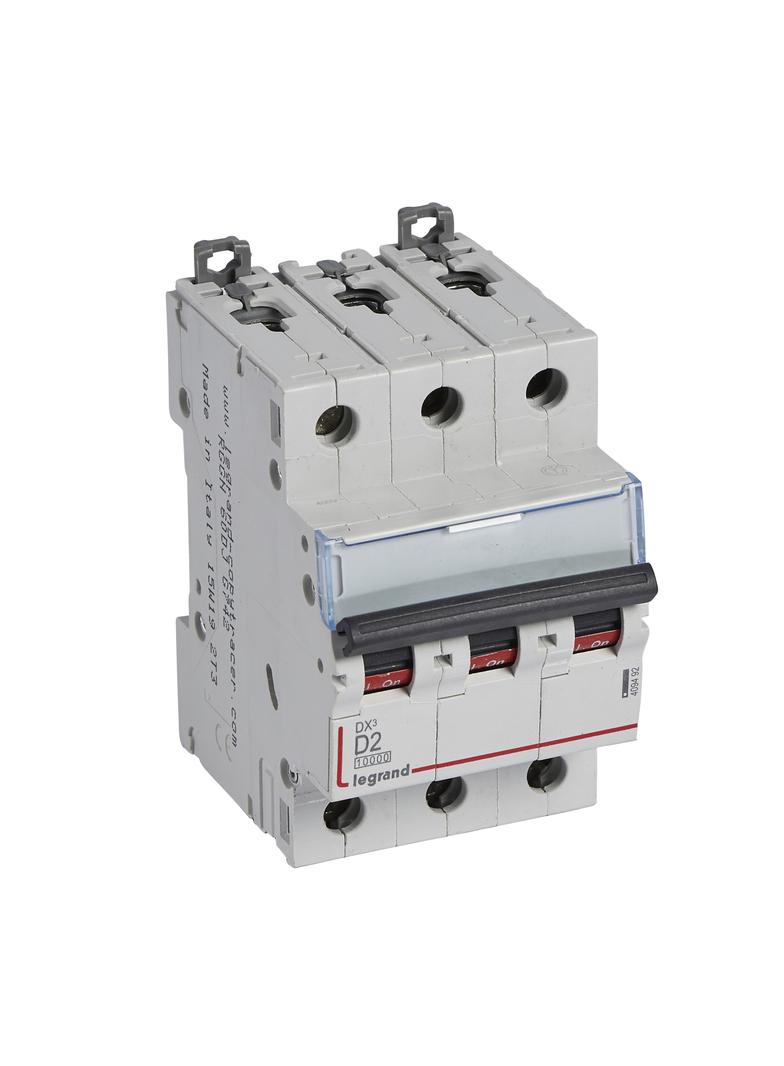 WYŁĄCZNIK NADPRĄDOWY S 313 3P D 2A 10000A SERII DX3, Legrand