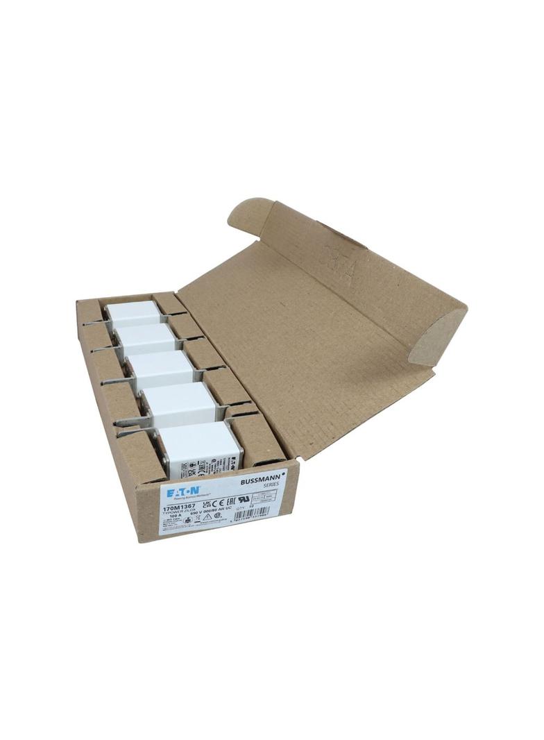 100A 690V IEC aR 000/80 SQ BODY IND FUSE Wkładka szybka 100A AC 690V DIN 000 21x40x100 mm, 170M1367