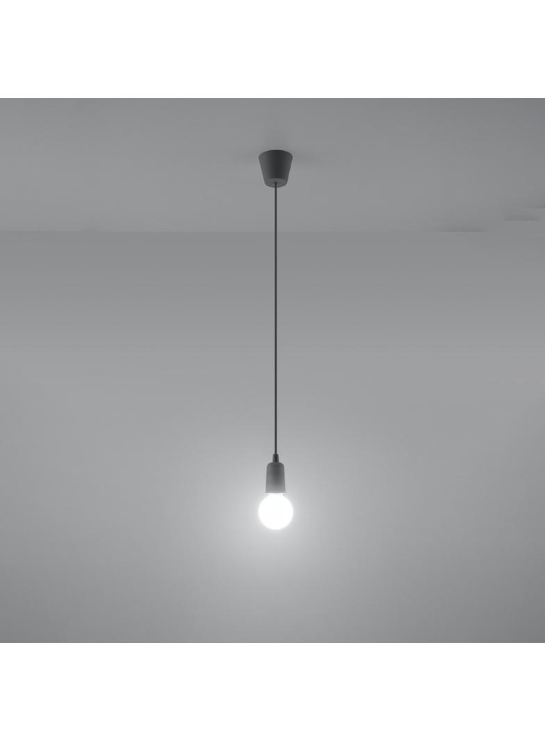 Sollux Lampa wisząca DIEGO 1 szara SL.0575