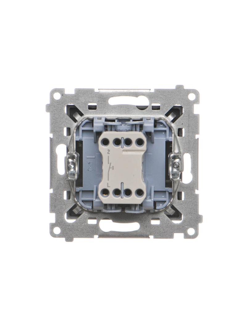 Simon 55 Przycisk zwierny /dzwonek/ szybkozłączka Grafitowy mat