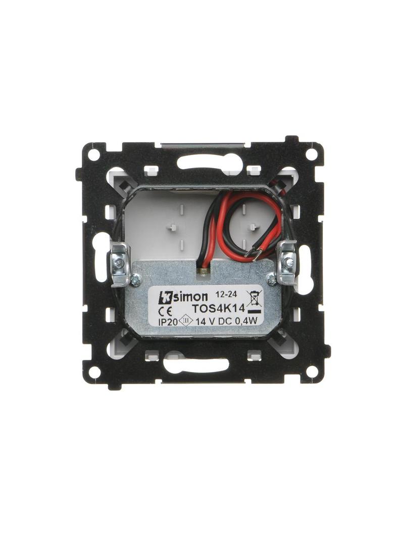 Simon 55 Oprawa oświetleniowa LED 14V (0,4 W) Barwa neutralna 4200K Jasnoszary mat