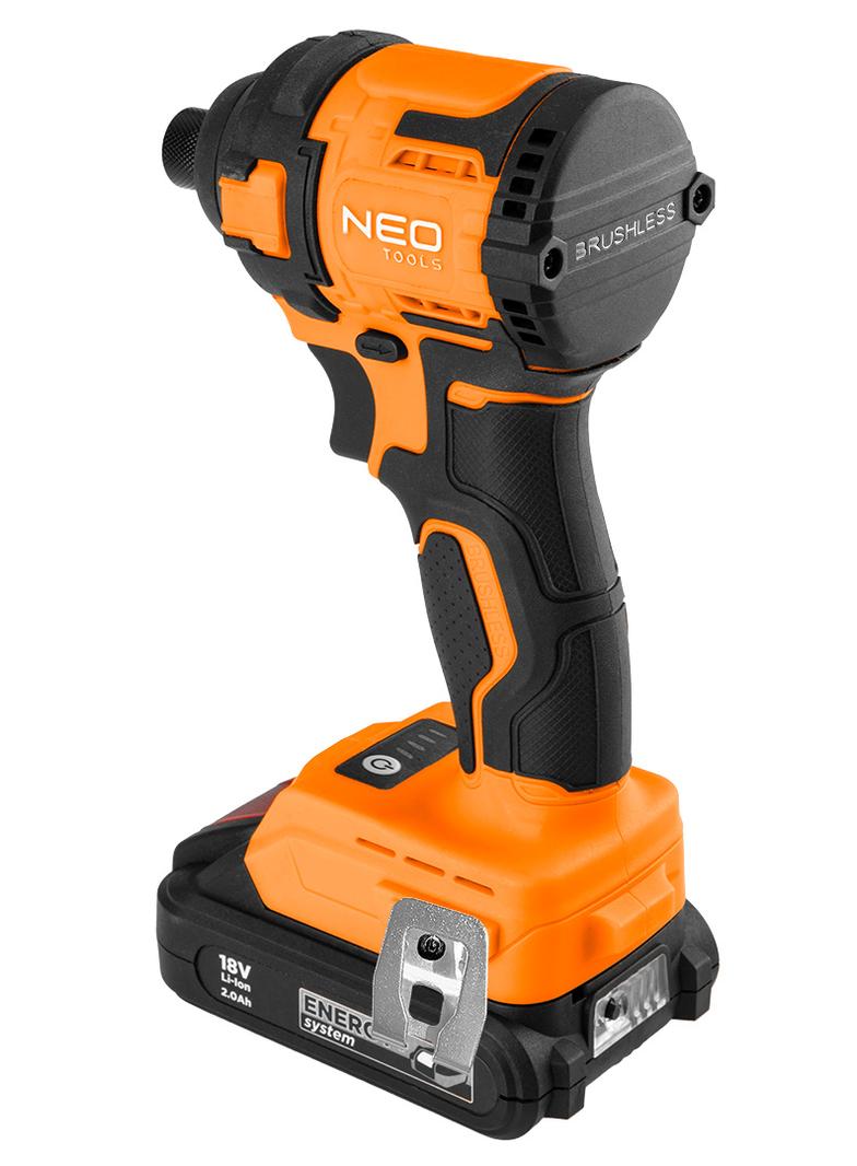 Zakrętarka udarowa bezszczotkowa 18V, 300Nm, hex 1”, compact, Energy+, bez akumulatora