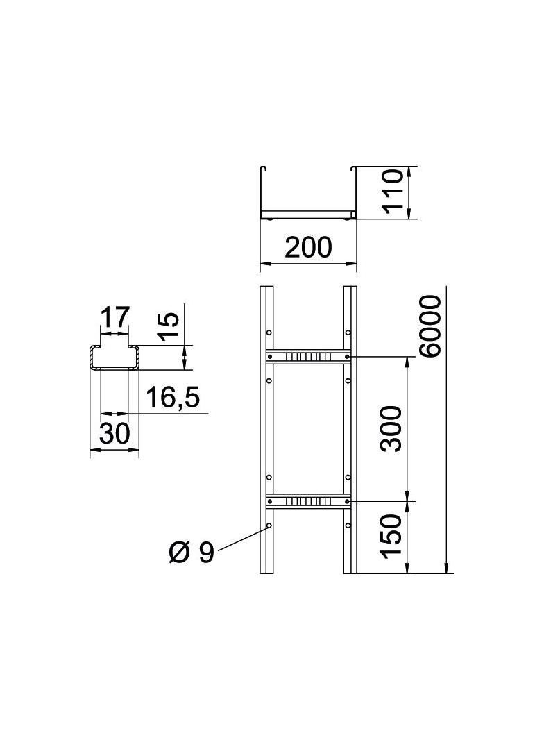 DRABINKA LG 110X200 FT