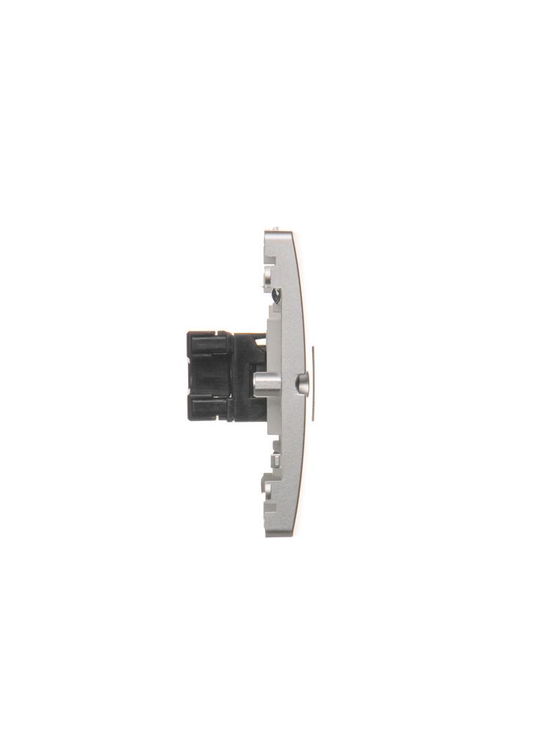 Simon Basic Gniazdo komputerowe RJ45 kat.5e + telefoniczne RJ11 . Montaż gniazda na wkręty do puszki srebrny mat BMF5T.02/43 KONTAKT