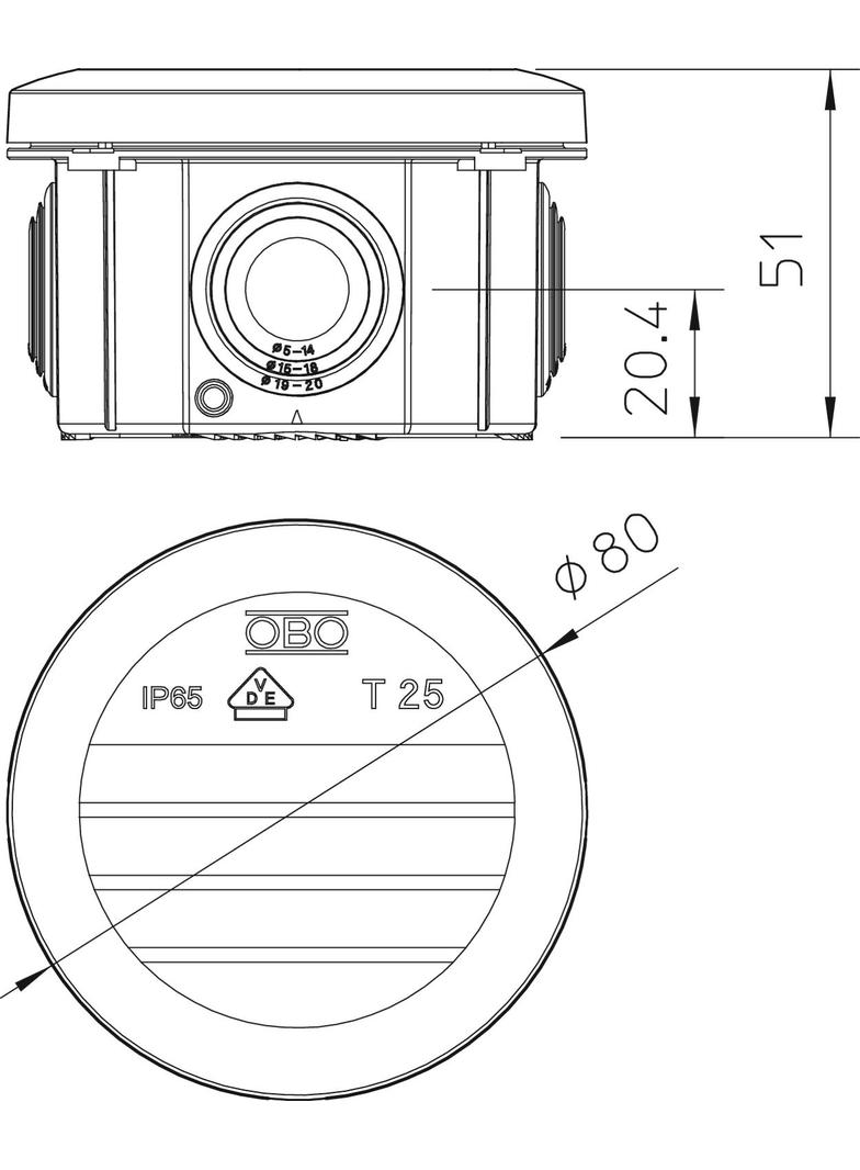 T 25, PUSZKA ODGAŁĘŹNA T-SERIA