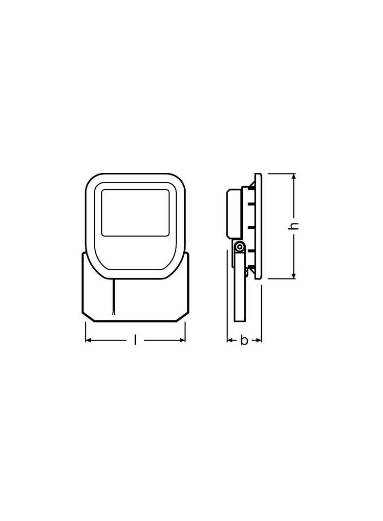 Floodlight LED 10W/3000K IP65 White