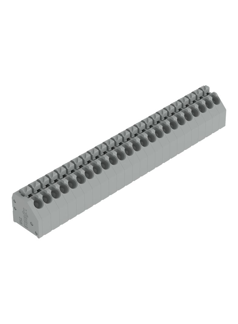 listwa zaciskowa do pł. drukowanych 24-bieg. szara raster 3,5 mm /10szt./ WAGO