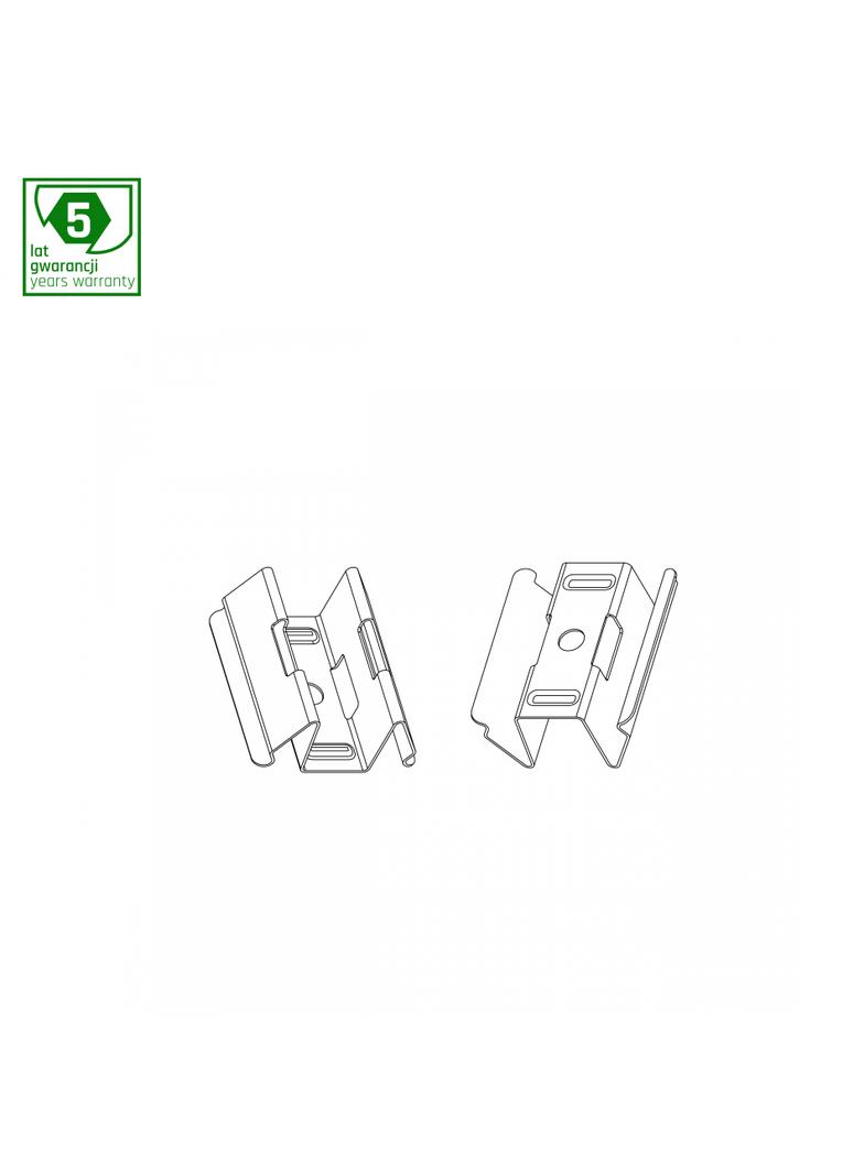UCHWYT DO MONTAŻU NATYNKOWEGO ALLDAY BASIC KPL. 2 SZT.(DLA 1203mm)
