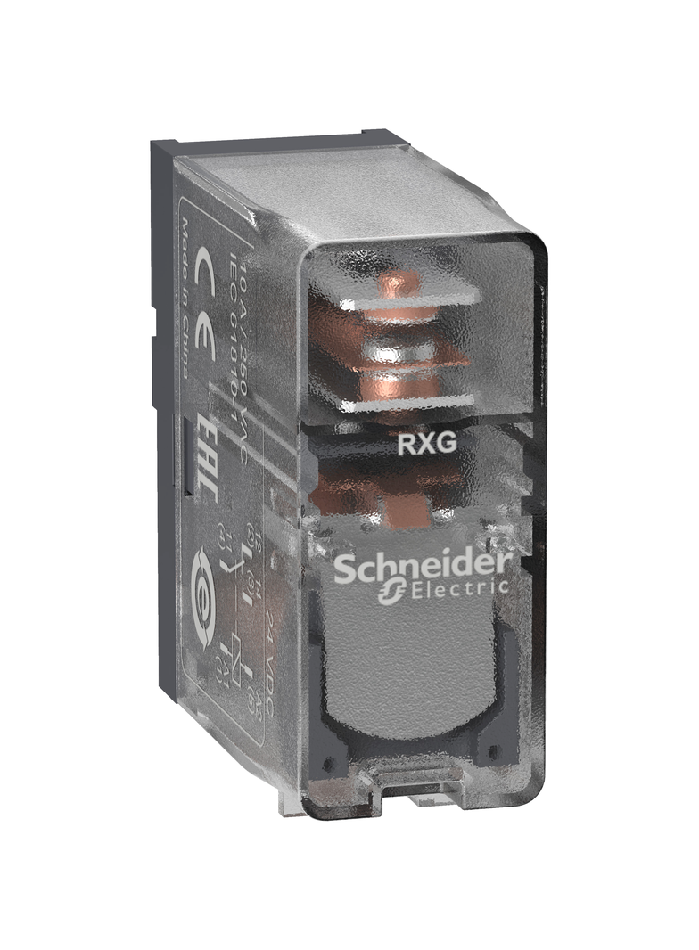 Zelio Relay Przekaźnik interfejsowy z przezroczystą obudową 1C/O 10A, 24VDC