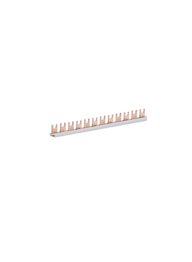 Szyna łączniowa widełkowa 1P 100A 16mm2 (12mod.) IZ16/1F/12/L zagięta 002921060 ETI