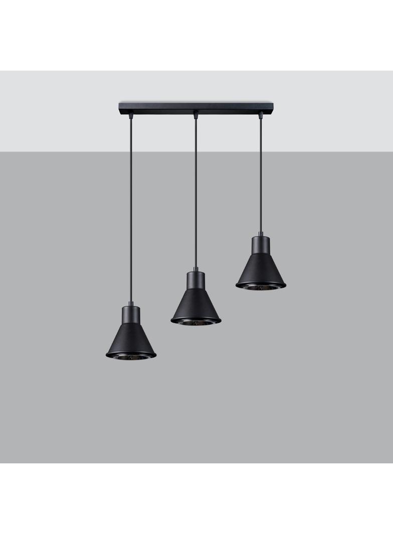 Sollux Lampa wisząca TAZILA 3 czarna [ES111] SL.0990