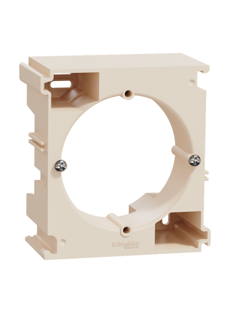 Sedna Design & Elements, podstawa natynkowa rozszerzająca, beżowa