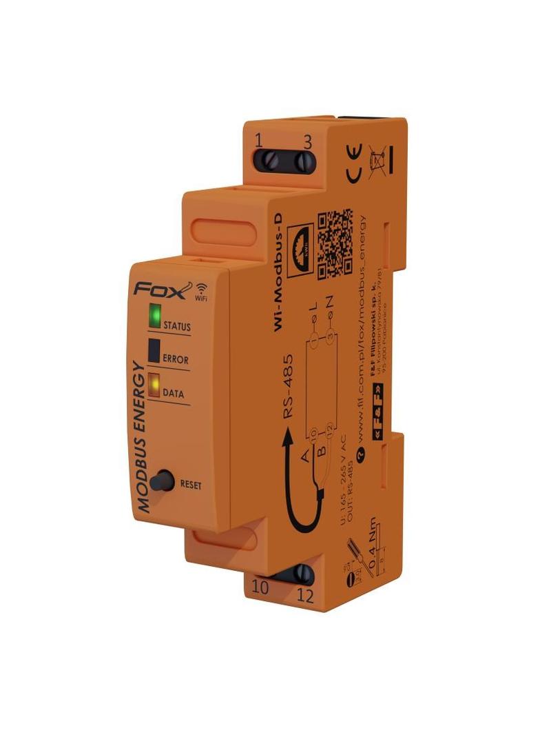 Integrator liczników energii. MODBUS RTU WI-MODBUS-D F&F
