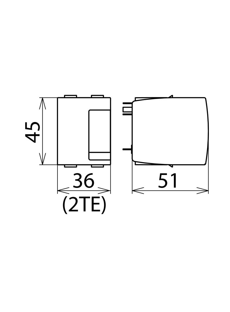 Moduł ochronny do ogranicznika przepięć DEHNrail, 255V, 4-biegun.