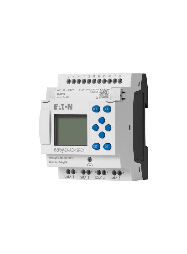 EASY-E4-AC-12RC1 easyE4 230VAC/DC 8DI 4DO-R z wyświetlaczem 197215 EATON