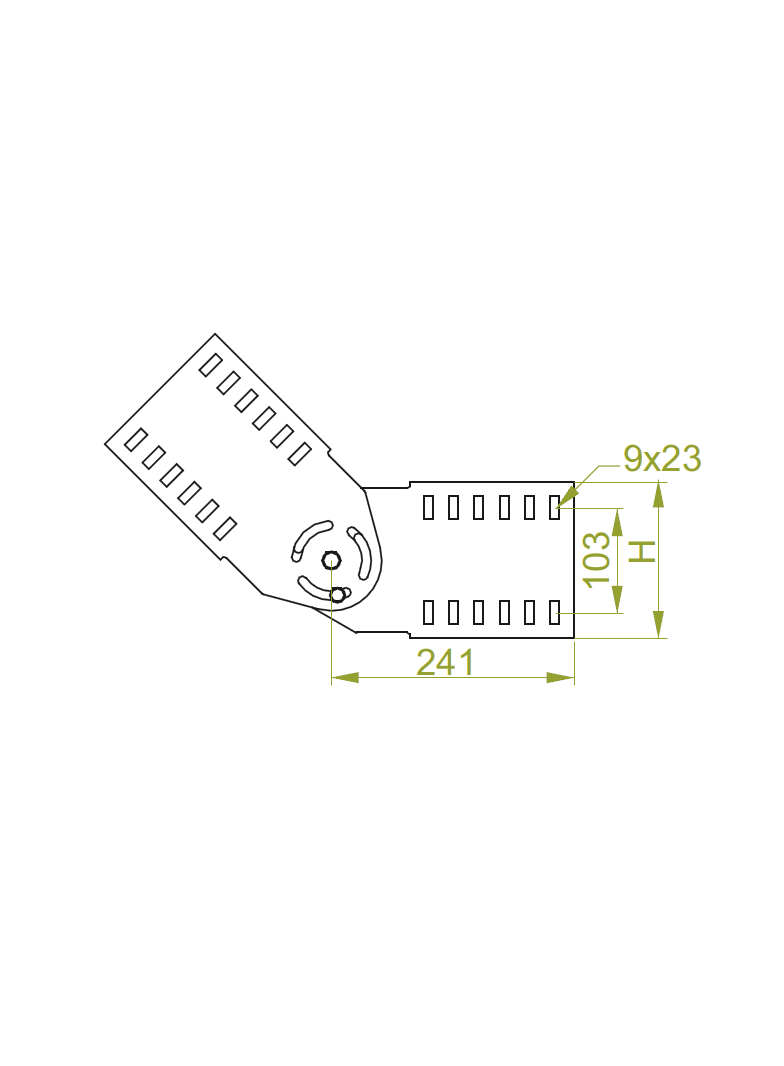 LGSUCH150 Łącznik przegubowy 2,0 mm