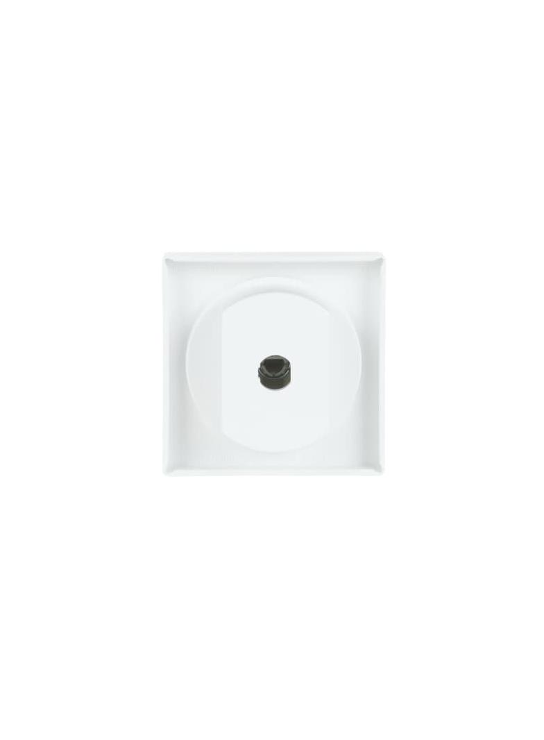 CARAT/FUTURE/SOLO/AXCENT  Pokrywa z pokrętłem i nadrukiem do regulatora głośności biały studyjny