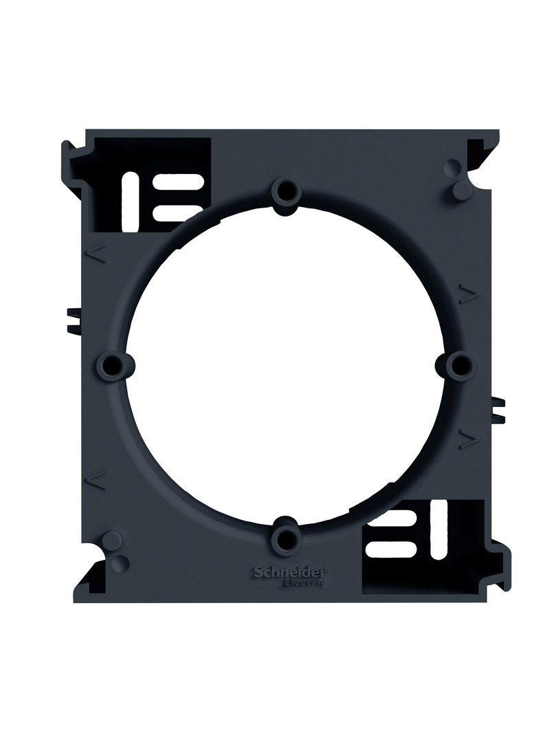Asfora, podstawa naścienna rozszerzająca, antracyt