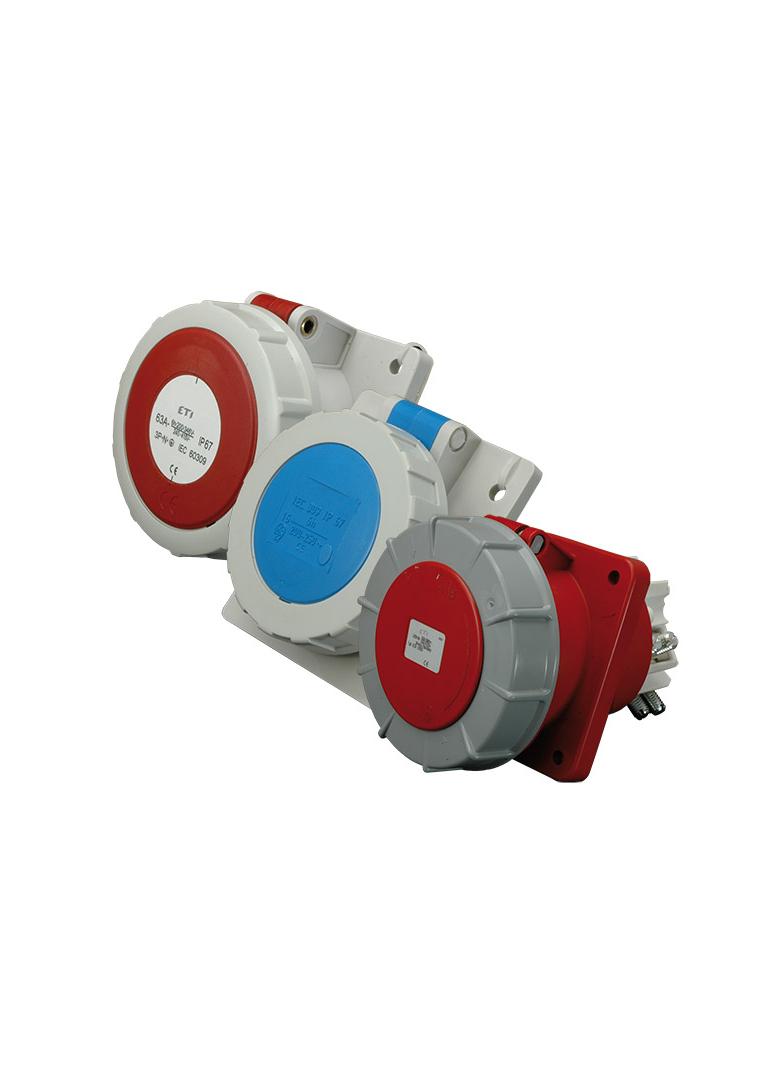 125A 400V 3P+PE Gniazdo tablicowe IP67 EEH 12543 004482090 ETI