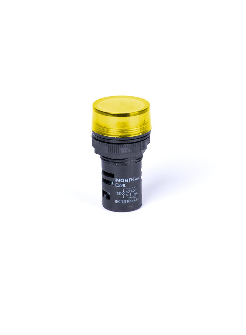 Ex9IL 1R y 12V AC/DC Pulpitowa lampka sygnalizacyjna kształt trapezoidalny żółta 12V AC/DC