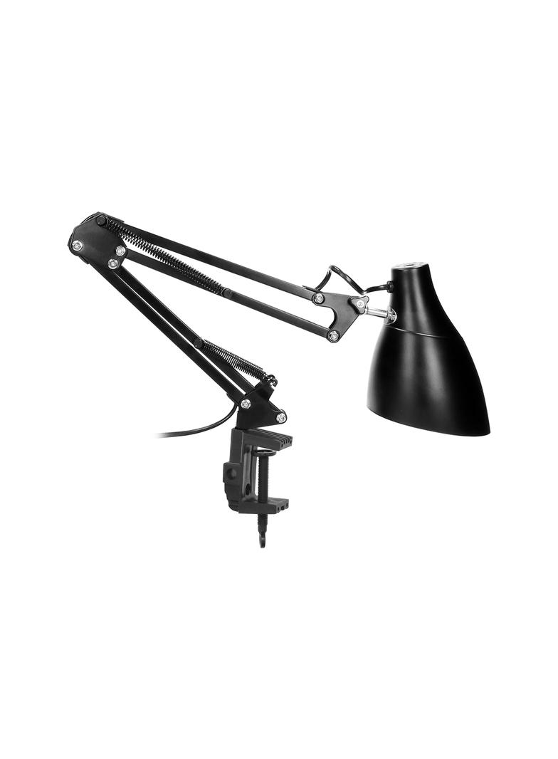 Lampka biurkowa kreślarska DIAN przykręcana 60W E27 stalowa czarna VIRONE