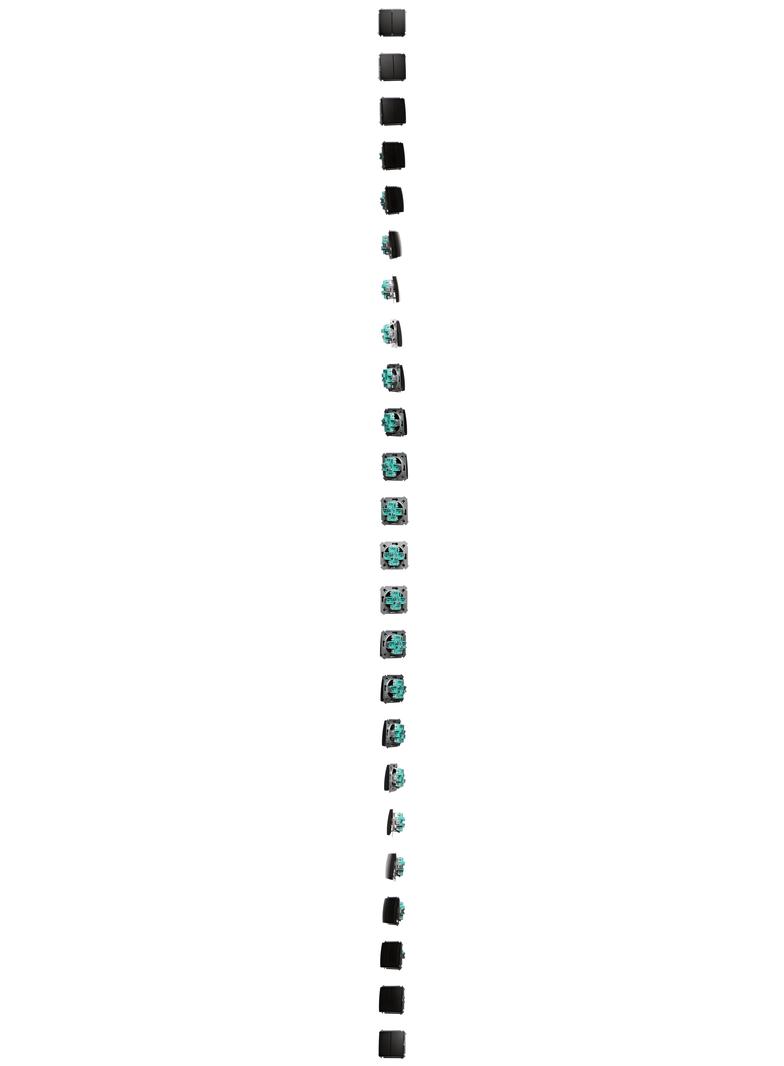 Simon BASIC WMUL-0613xx-Y011 Łącznik schodowy podwójny z podświetleniem LED bez piktogramu (moduł) 1 BMW6/2L.01/X/49 KONTAKT