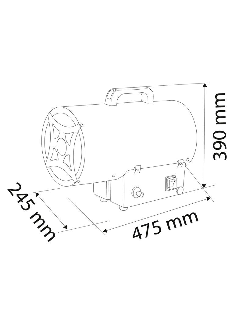 Nagrzewnica gazowa 30kW