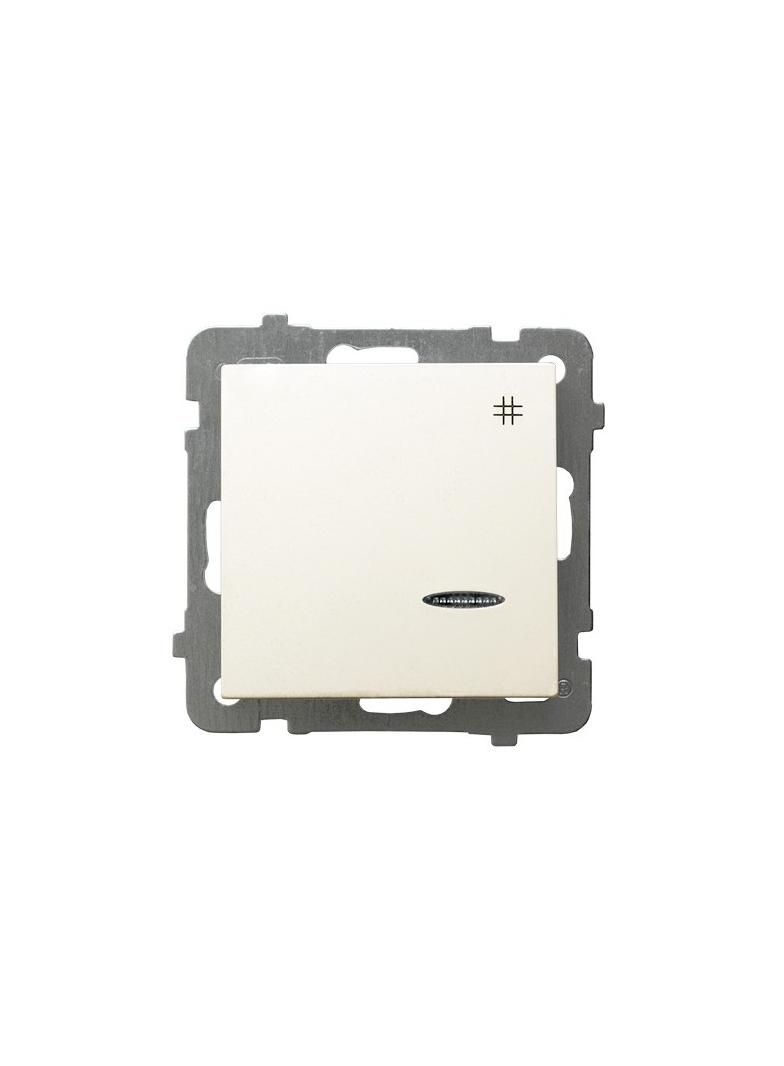 AS Łącznik krzyżowy z podświetleniem pomarańczowym - kolor ecru