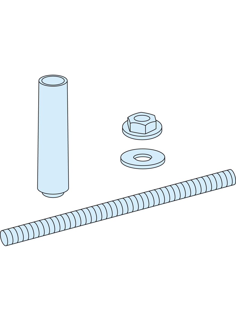 Rozdzielnice PrismaSet, tuleja dystansowa 150mm wspornika Linergy LGYE