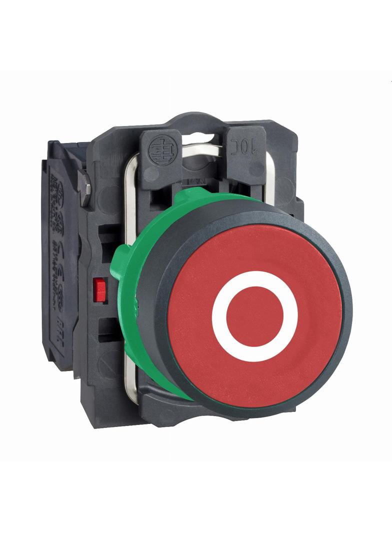 Harmony XB5 Przycisk płaski czerwony, plastikowy XB5AA4322