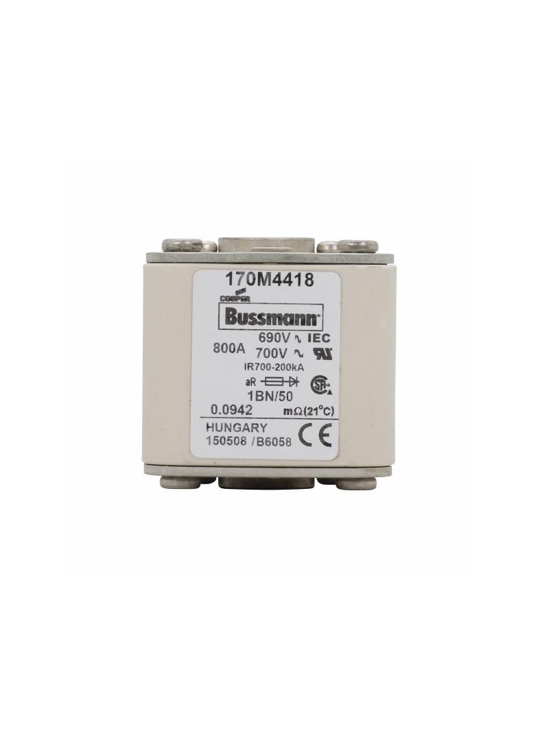 FUSE 800A 690V 1BN/50 AR UC Wkładka szybka 800A AC 690V rozmiar 1 53x69x51 mm aR IEC UL w 170M4418 E
