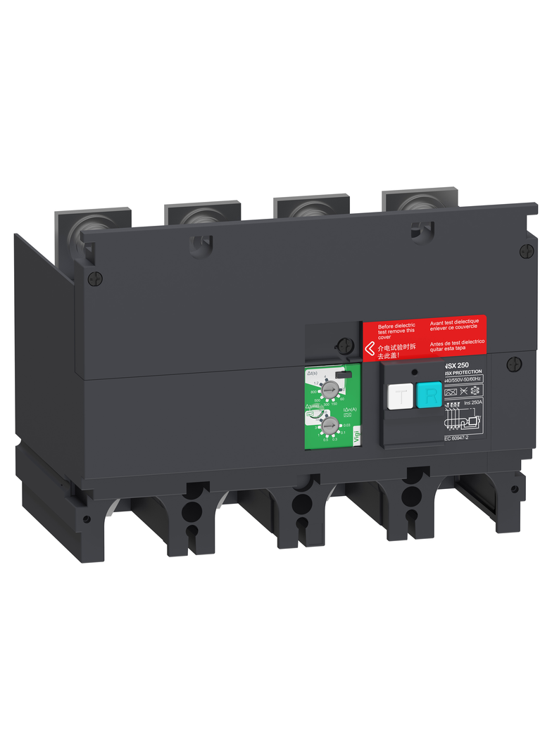 Moduł różnicowy VigiPacT, ComPacT NSX, 4P, 440-550V AC, 0.03-10A, MH, NSX250