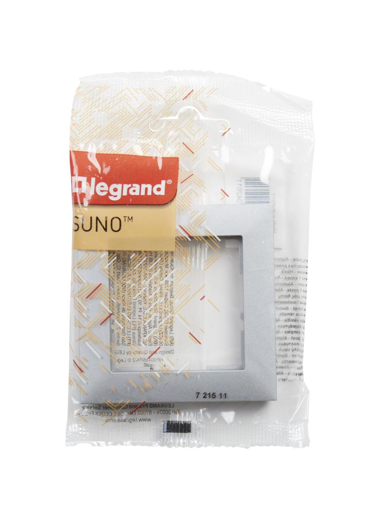 SUNO - Ramka - 1x, Aluminium, Legrand