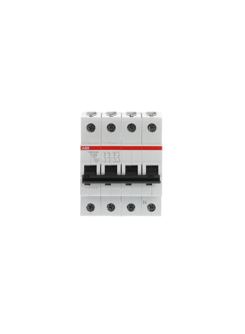 S203-C20NA Wyłącznik nadprądowy 6kA 3P+N C20A 2CDS253103R0204 ABB